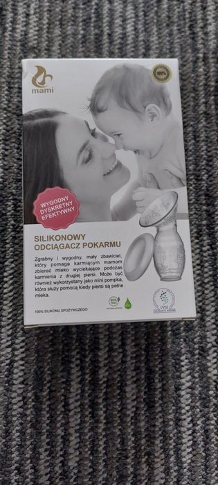 Silikonowy odciągacz/kolektor pokarmu