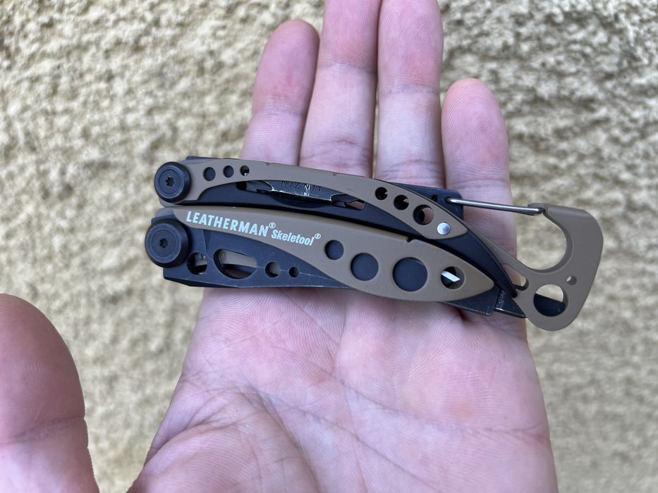 Leatherman Skeletool Coyote, Tan – multitool, stan bardzo dobry