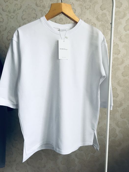 Жіночий новий білий світшот з рукавом 3/4