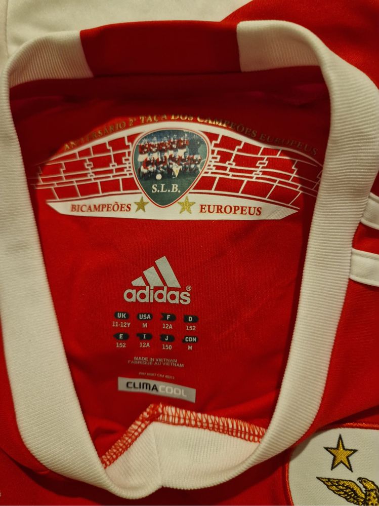 Equipamento oficial do Benfica  Bicampeões Europeus