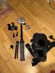 Kit de acessórios GoPro - com suportes, bastão, tripé e peitoral