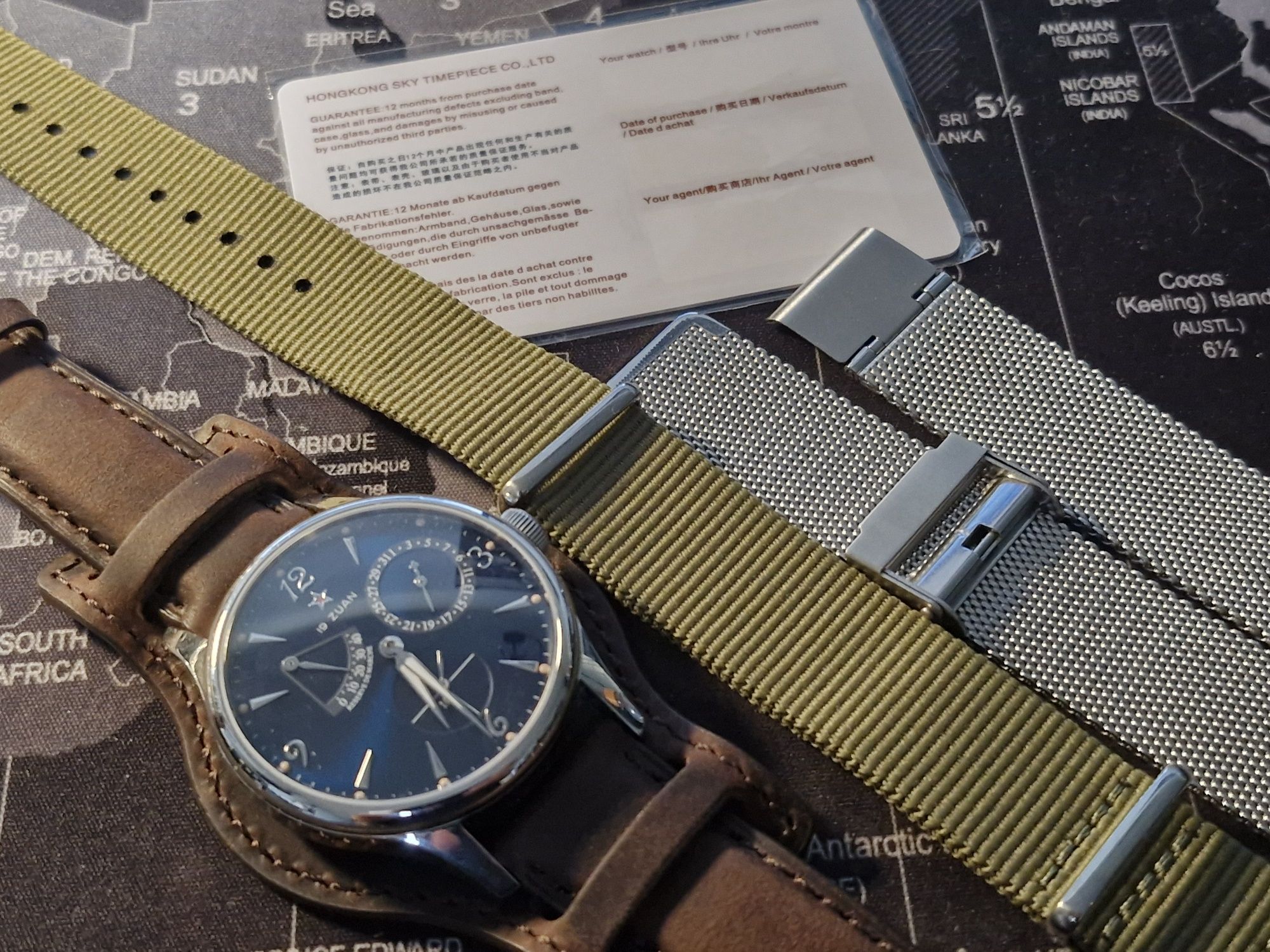 19 zuan nowy fullset 2 paski plus mesh automat szafir