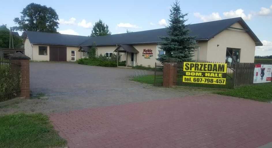 Sprzedam dom Mazurach + hala , 2 garaże.