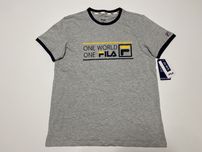 Новая футболка Fila Heritage One World серая Размер XL XXL 2XL
