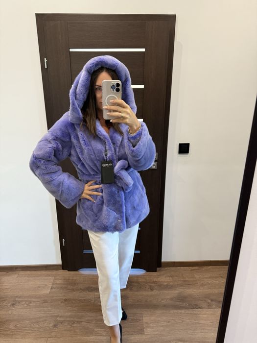 Futro naturalnek z norek, nowe grzbiety M-XL