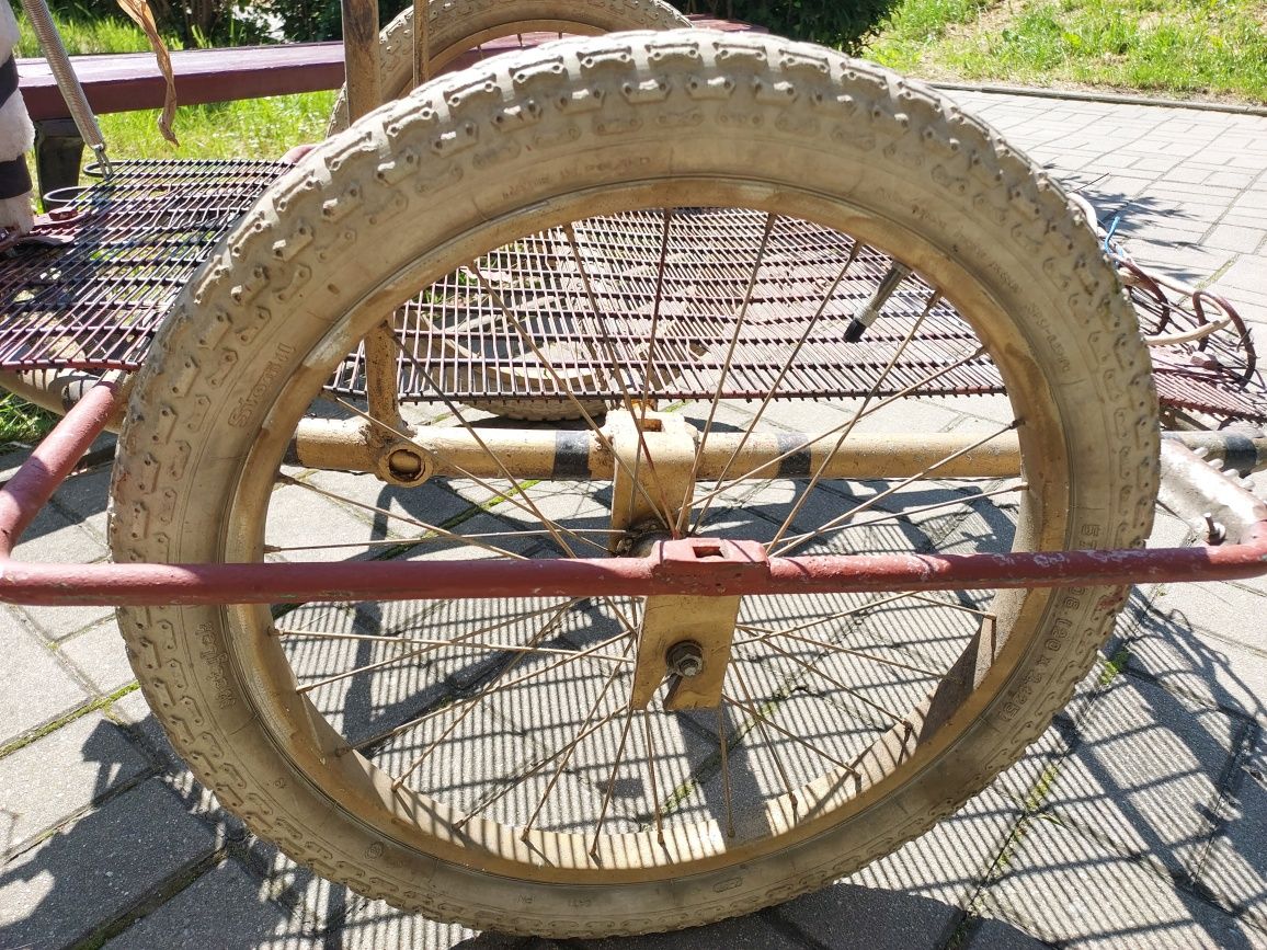 2szt komplet opony od BMX oryginalne PRL motylek stomil białe 20x2.215