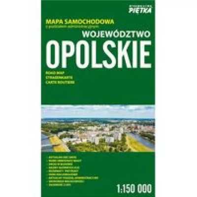 Województwo Oploskie 1:150 000 mapa samochodowa