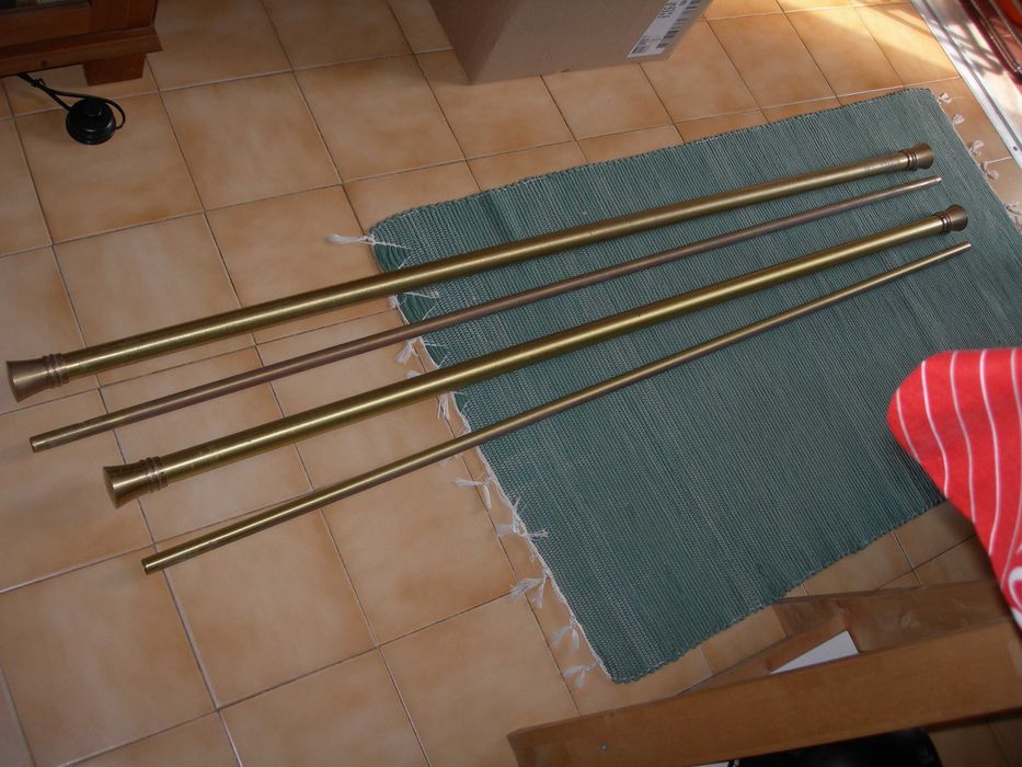 Varões de cortinados.