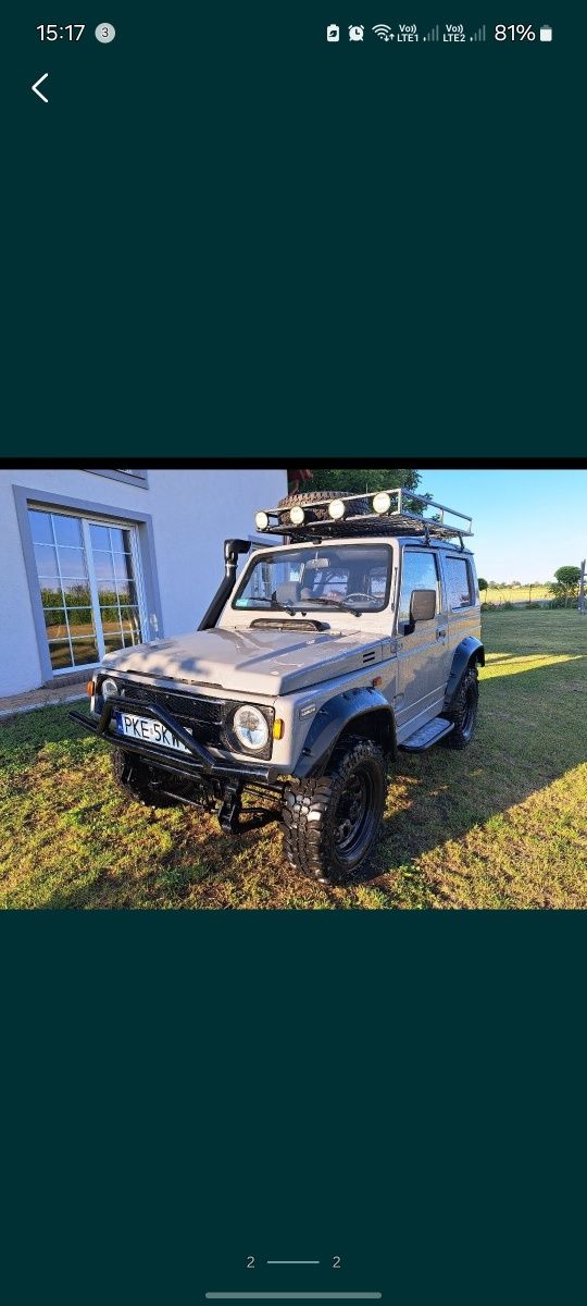 Suzuki samurai Benzyna 1.3 Zamiana