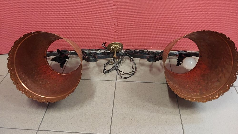 Stara lampa wisząca, żyrandol