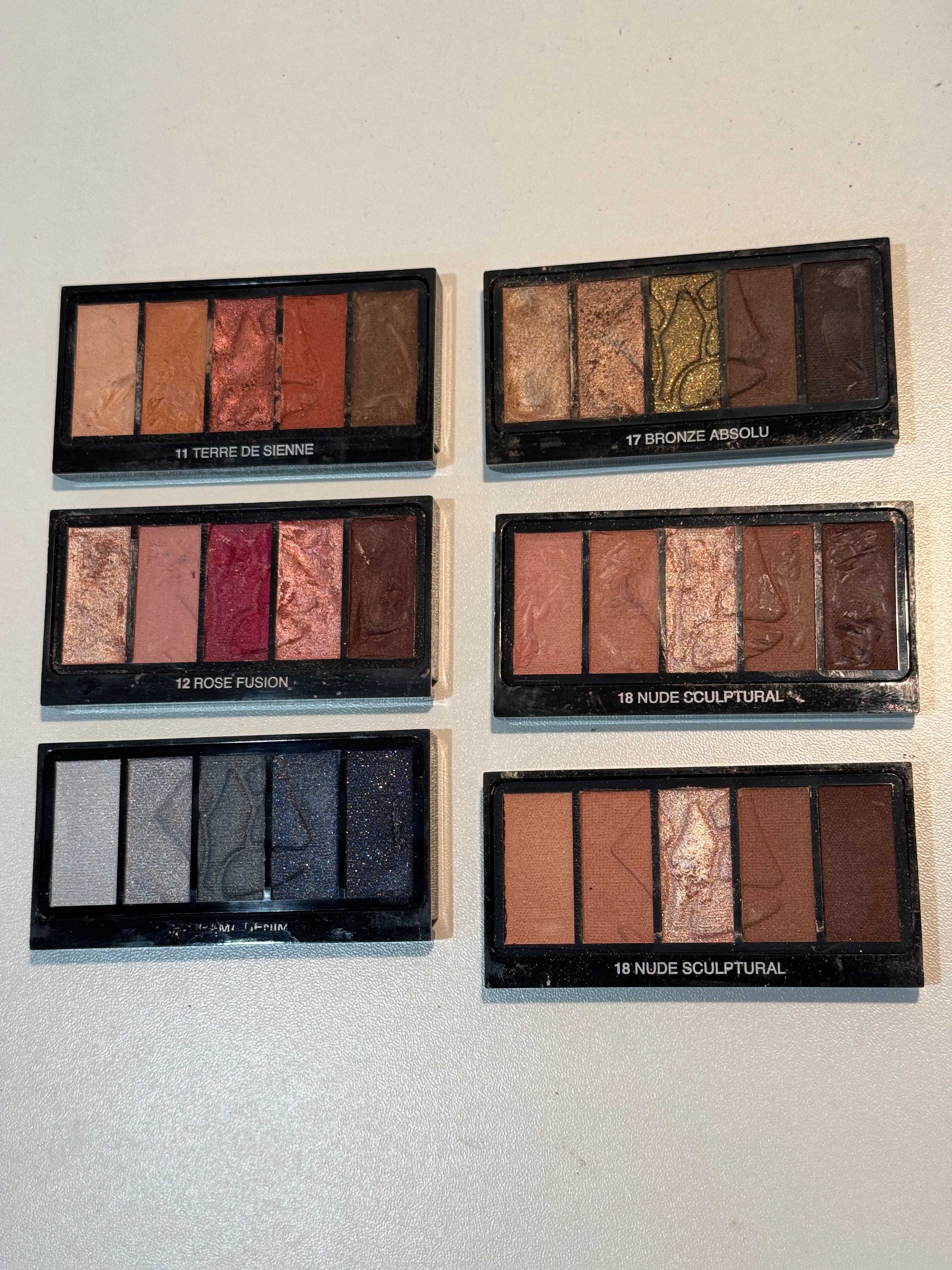 Палетки тіней від lancôme