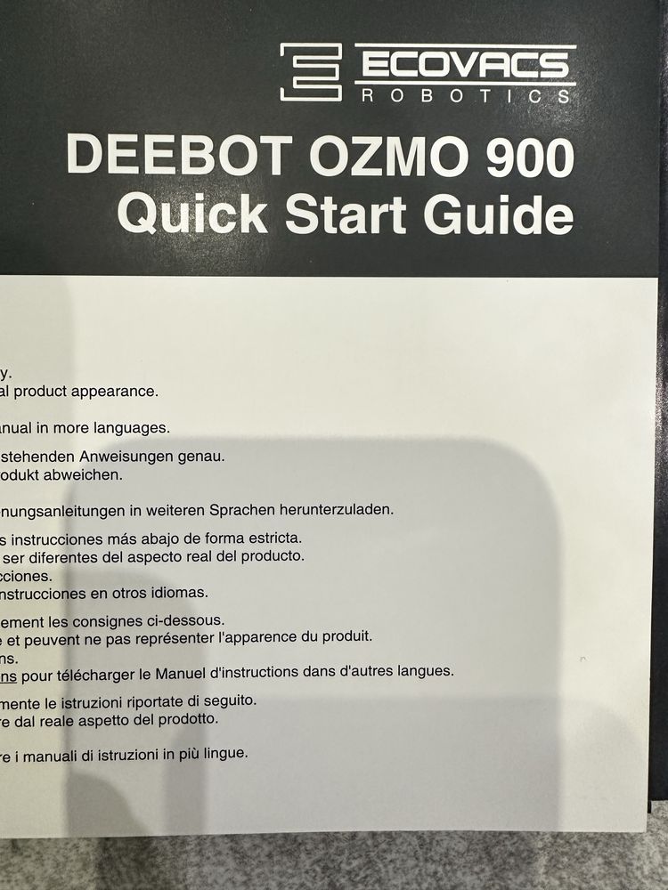 Мчий робот пилосос Ecovack Deebot ozmo 900 бу