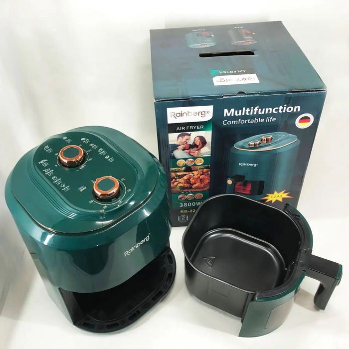 Аерофритюрниця аерогриль Rainberg RB-2242 7,5 л 3800W мультипіч