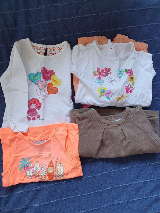 Roupa menina 12-18 mes 7 peças