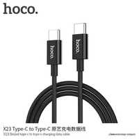 HOCO kabel Typ C do Typ C PD X23 1 m czarny