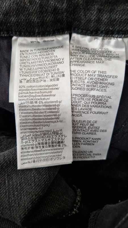 Calvin Klein jeansy dżinsy spodnie ciemnoszare premium Nowe 29/30 36/S