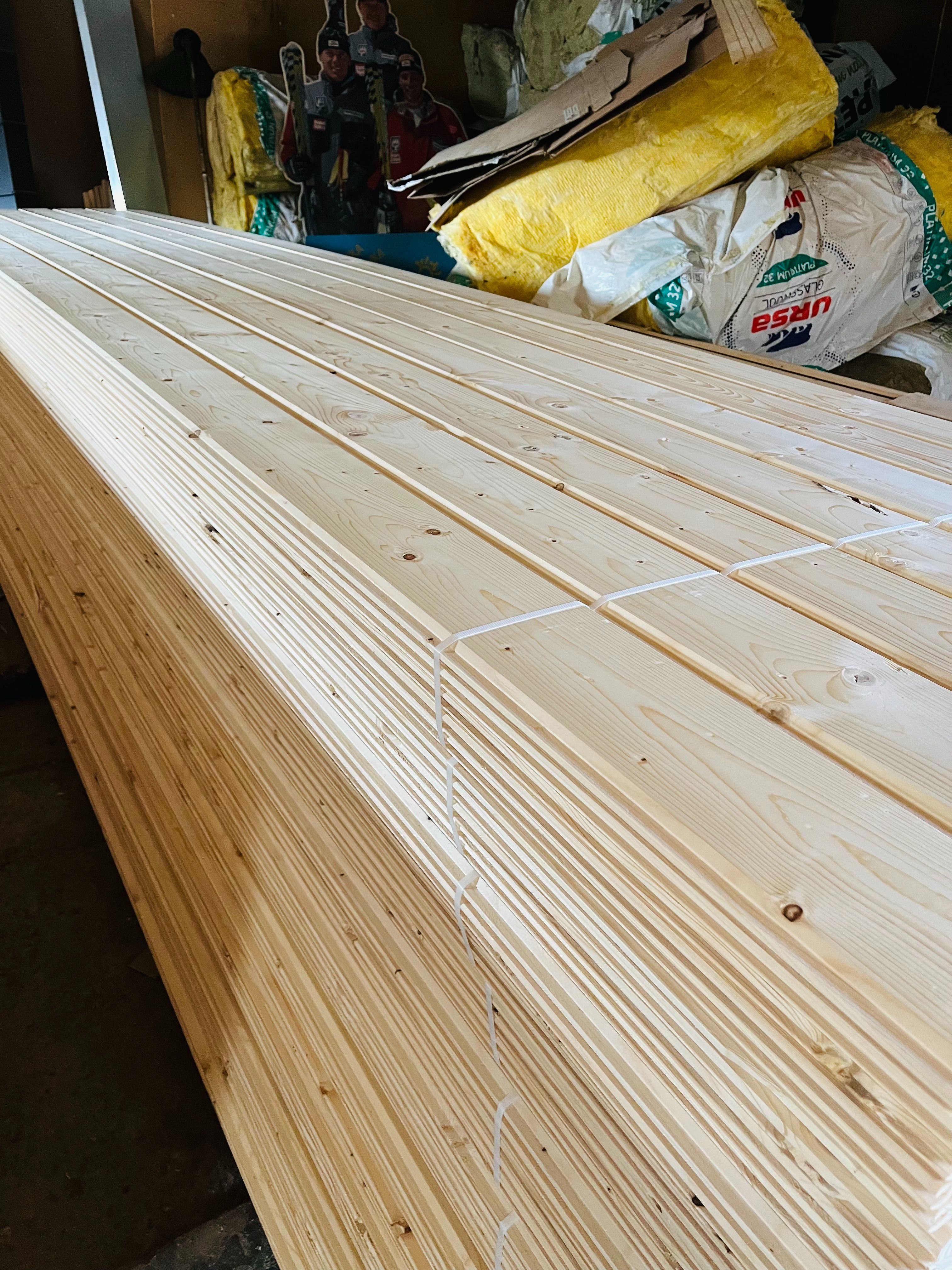 Drewno konstrukcyjne c24 różne przekroje, dostępne od ręki.
