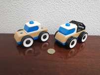 6 Brinquedos Madeira - Carros IKEA / Flauta / Maraca / Golfinho / Robo
