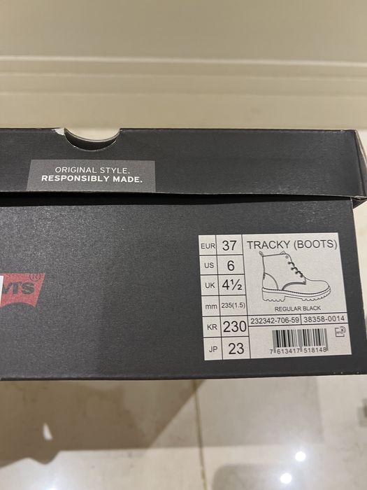 Черевики Levi’s оригінал