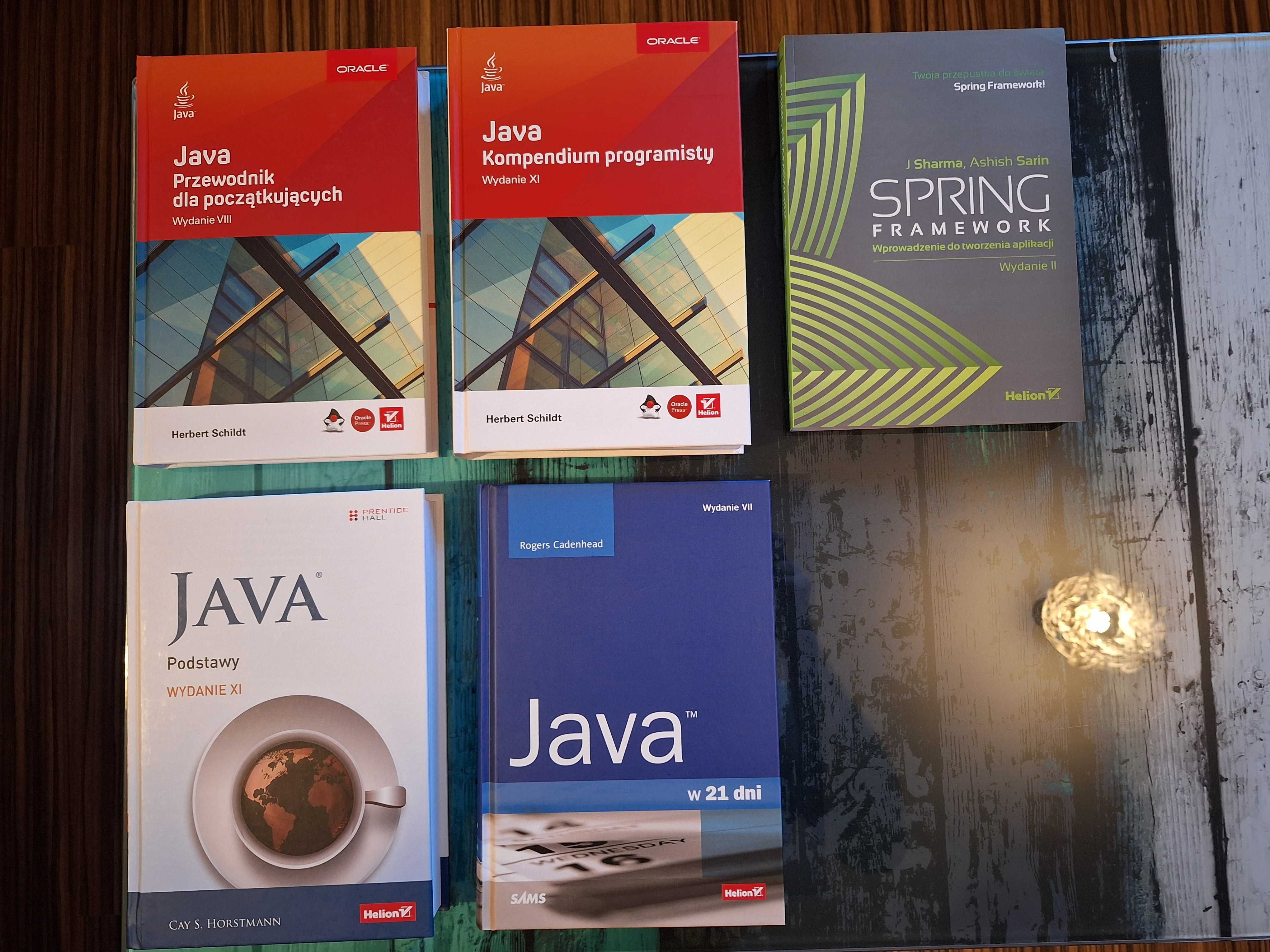 Zestaw książek Java + Spring Framework – Stan idealny | NIE OTWIERANE