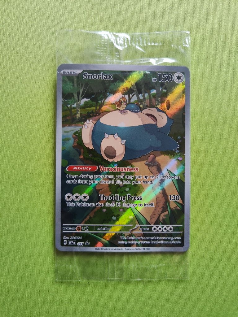 Snorlax Promo - 151 - Karta Pokemon TCG