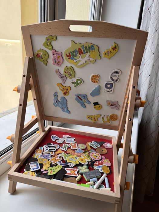 Настільний молтберт-магнітна дошка дитяча