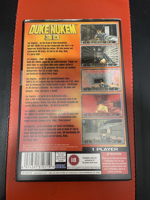 Duke Nukem 3D Sega Saturn