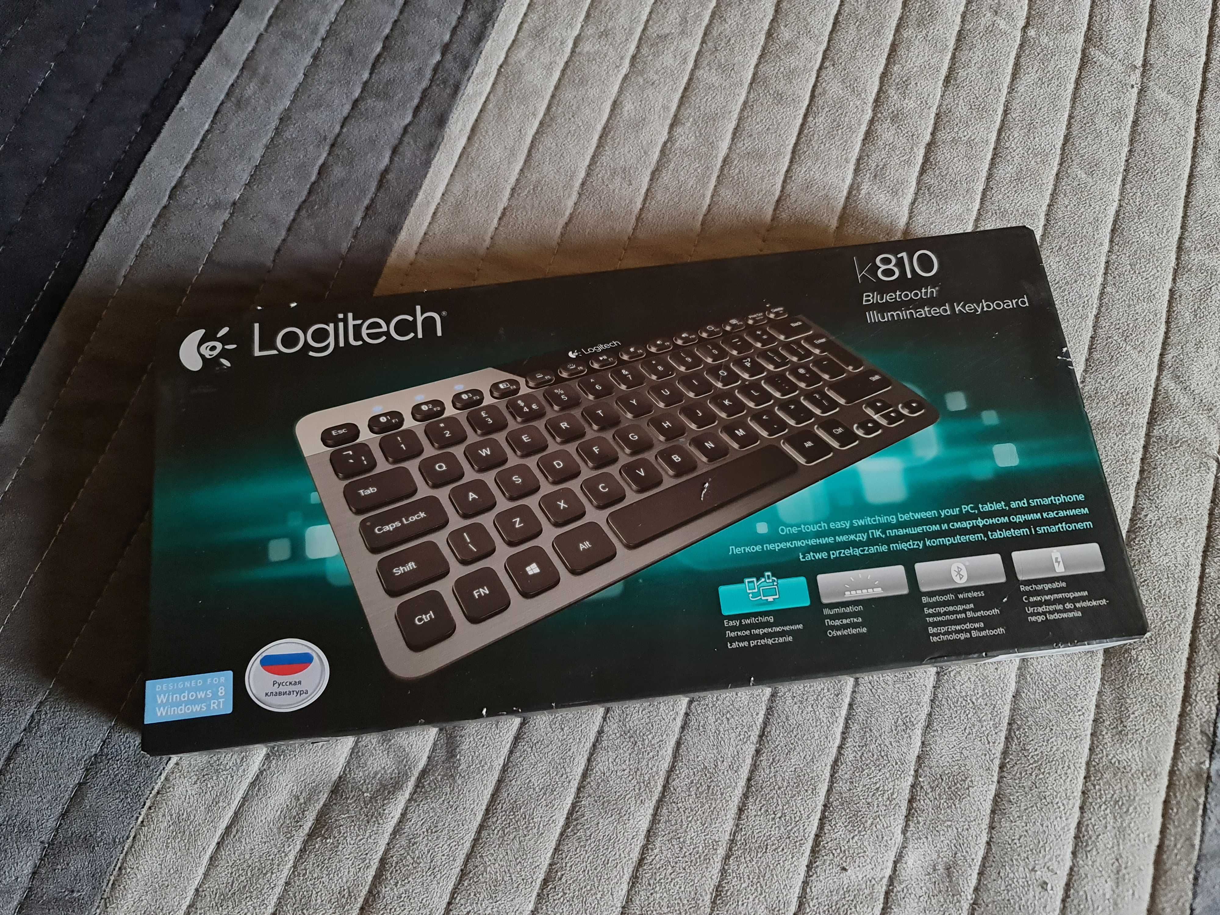Клавіатура бездротова Logitech Illuminated K810 Bluetooth Black