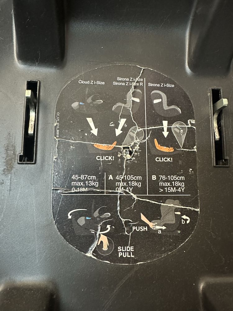 Vendo base isofix Cybex Z