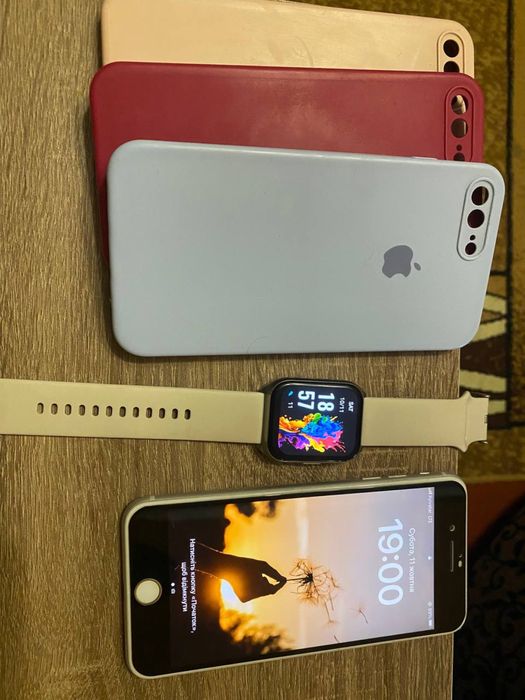 Apple iPhone 8 Plus 256Gb Silver + HAYLOU Watch 2 Pro за низькою ціною