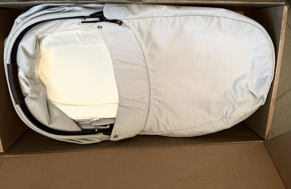Cybex Gold Cot S Lux  gondola  szara  stone grey