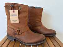 Skórzane botki Tommy Hilfiger