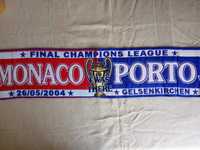 Cachecol Porto-Monaco - Final Champions League 2004 - Gelsenkirchen