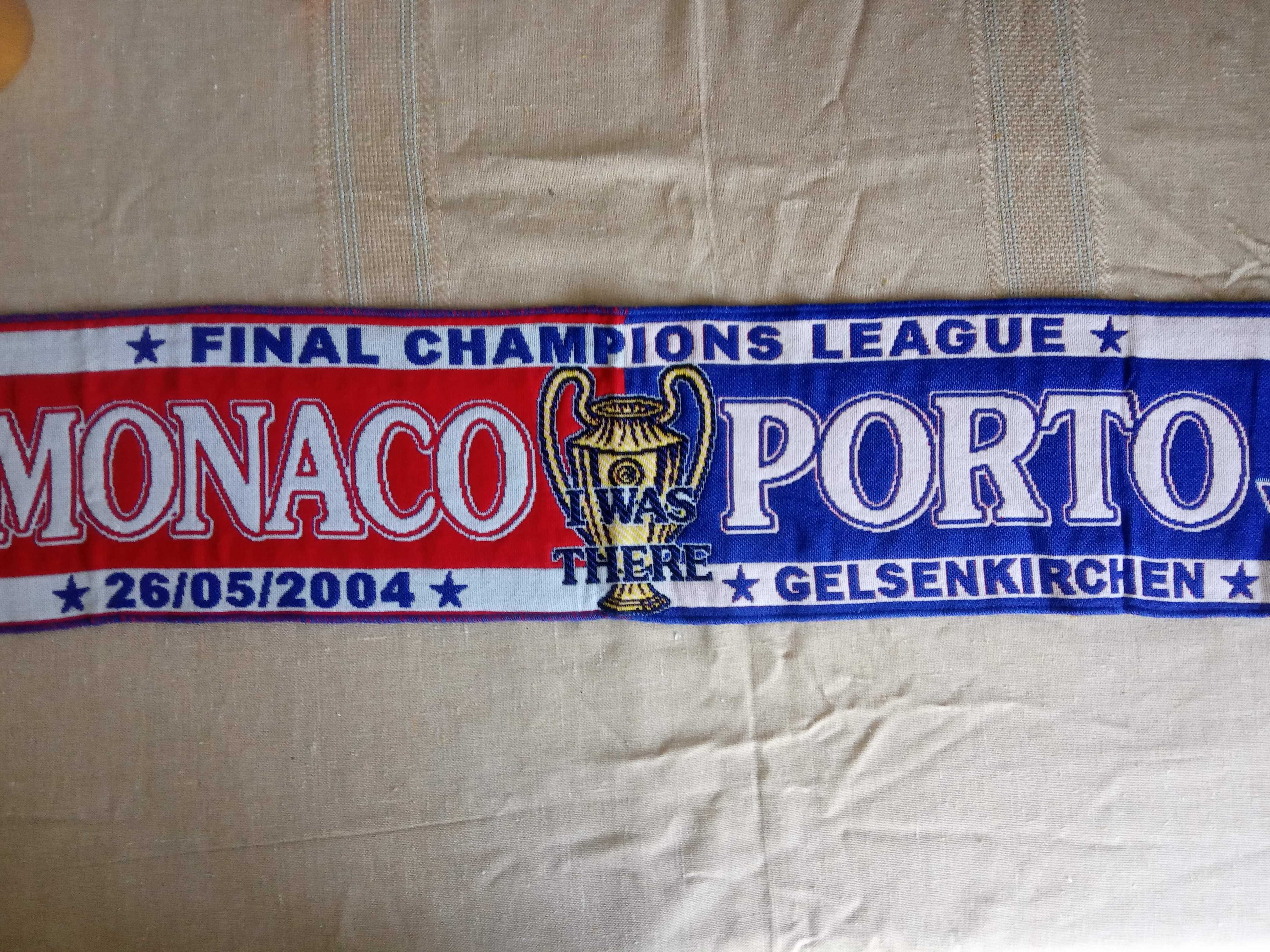 Cachecol Porto-Monaco - Final Champions League 2004 - Gelsenkirchen