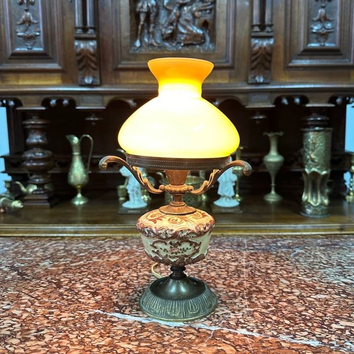 Світильник антикварний лампа торшер 6939