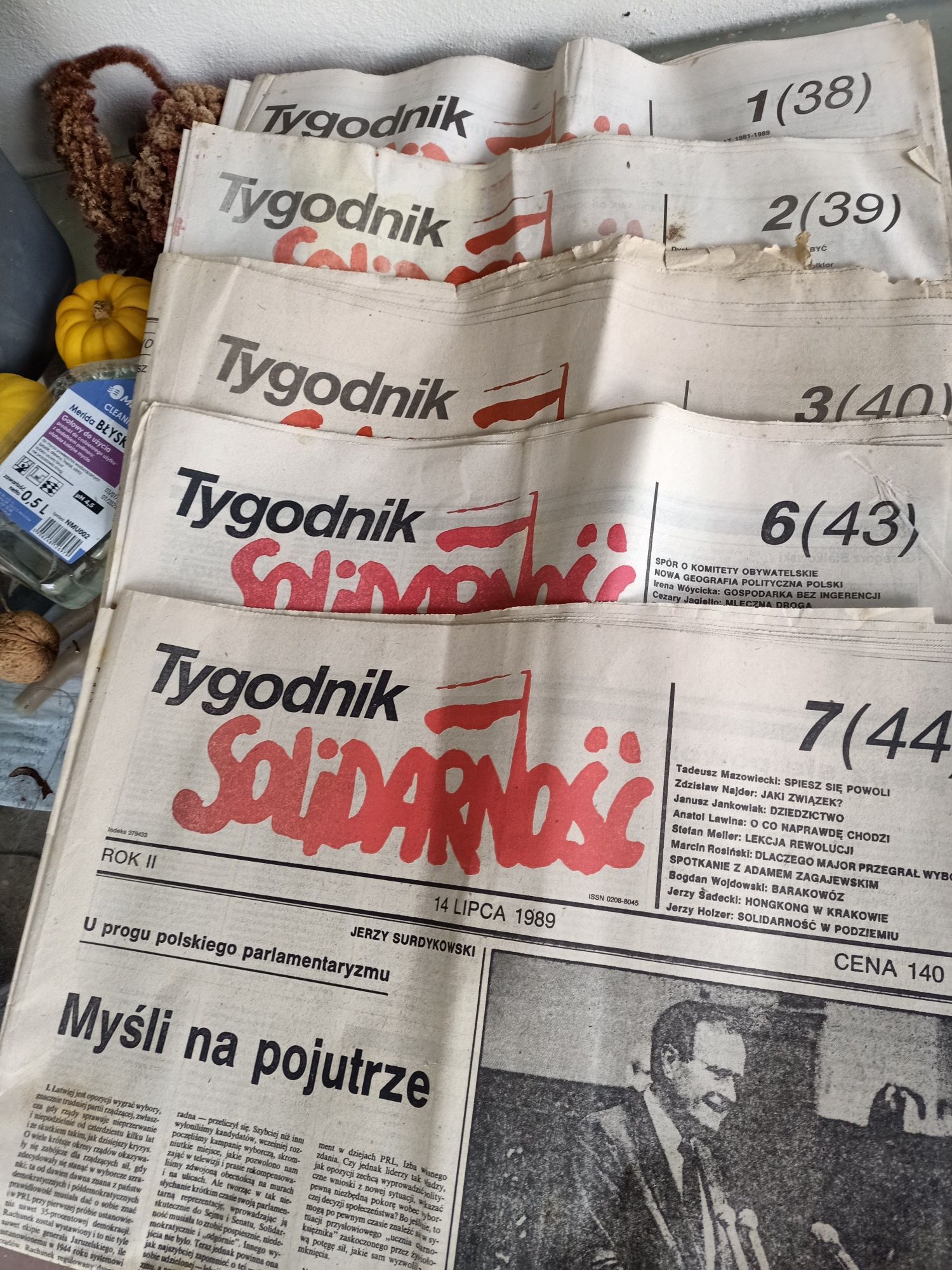 Tygodnik Solidarność PRL 89 r