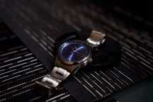 Zegarek Seiko Solar 100m wr niebieska tarcza na bransolecie jak nowy