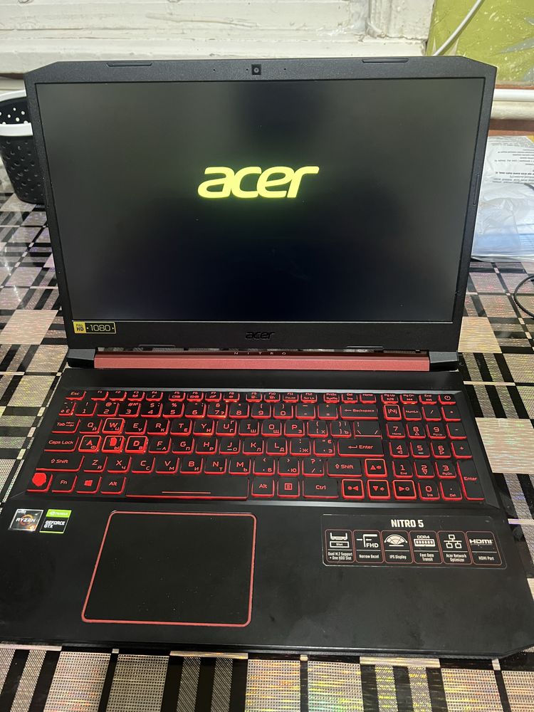 Acer nitro 5 продам ноутбук в хорошем состоянии