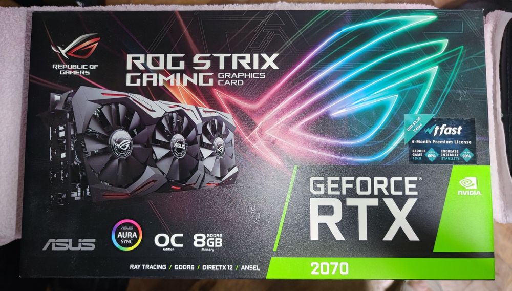ASUS RTX 2070 Rog Strix O8G Gaming