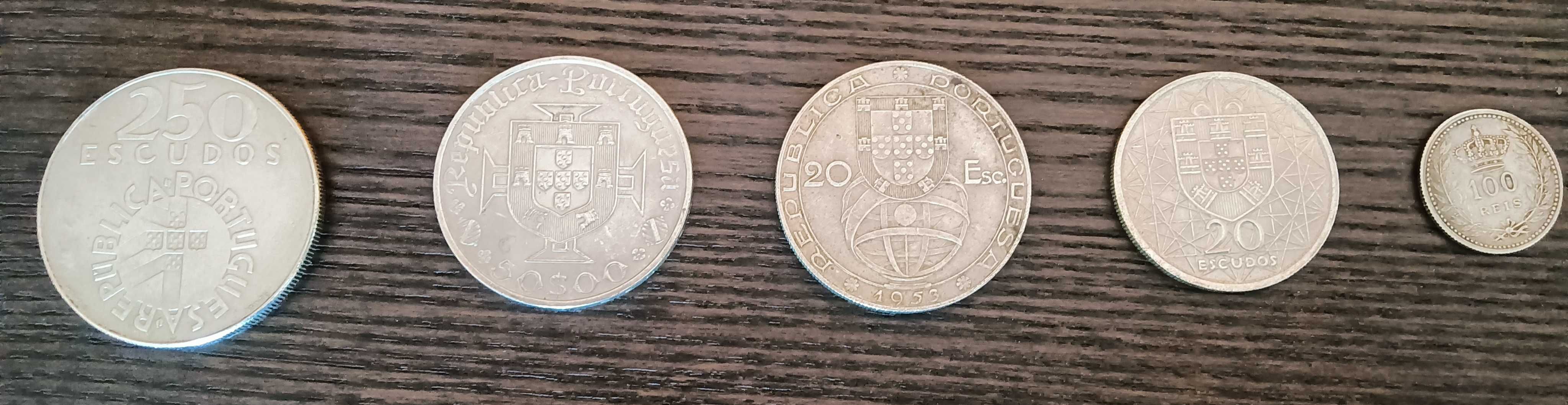 5 moedas em prata várias datas e temas preço conjunto