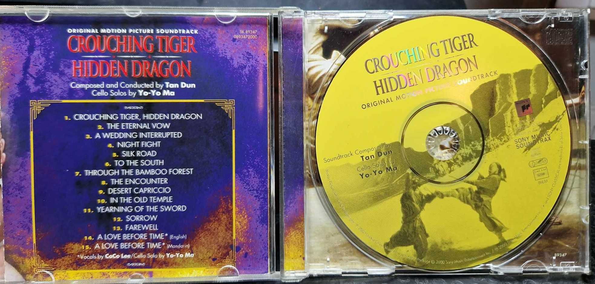 Crouching Tiger Hidden Dragon Tan Dun - OST - CD