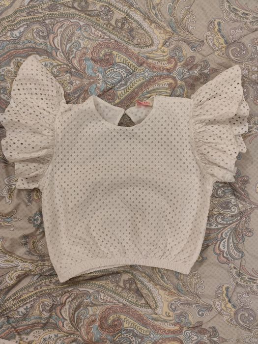 Нарядный летний костюм для девочки р. 134-140