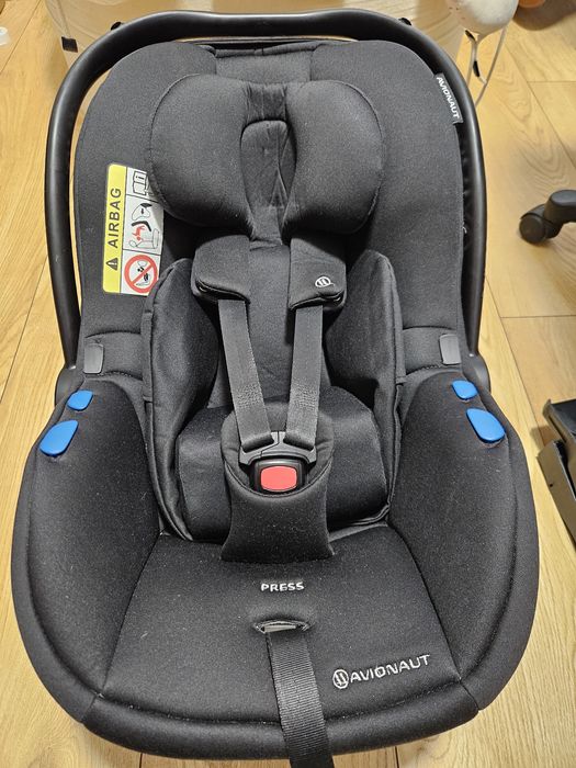 Avionaut Pixel fotelik nosidło + baza ISOFIX +adaptery do wózka