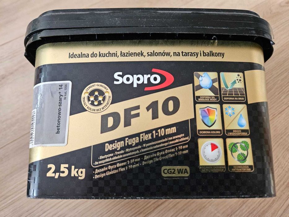 Fuga Sopro DF10 - betonowo- szary 2,5 kg NOWA