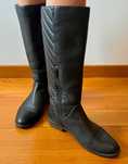 Bota cano alto em pele preto Aldo tamanho 39