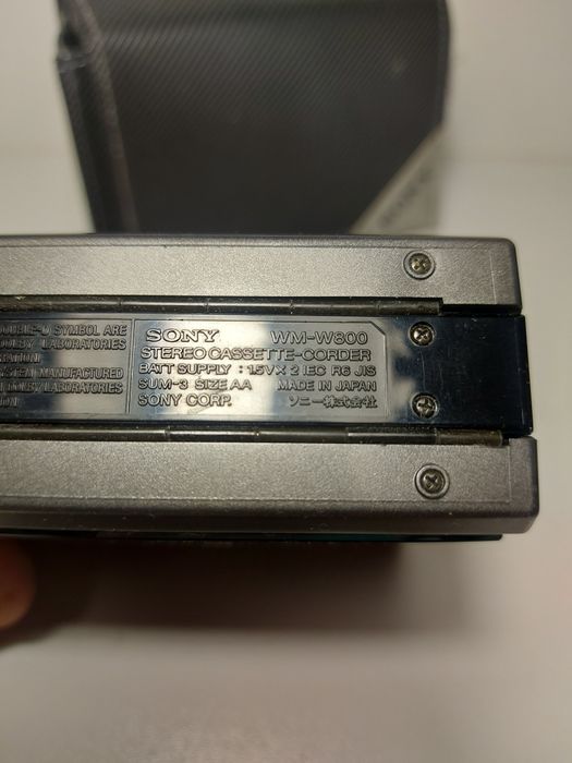 Плеер SONY WM -W 800, уникальная находка для коллекционера.