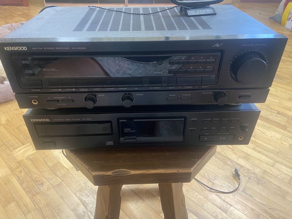 Стерео ресивер и проигрыватель компакт дисков Kenwood KR-A5020