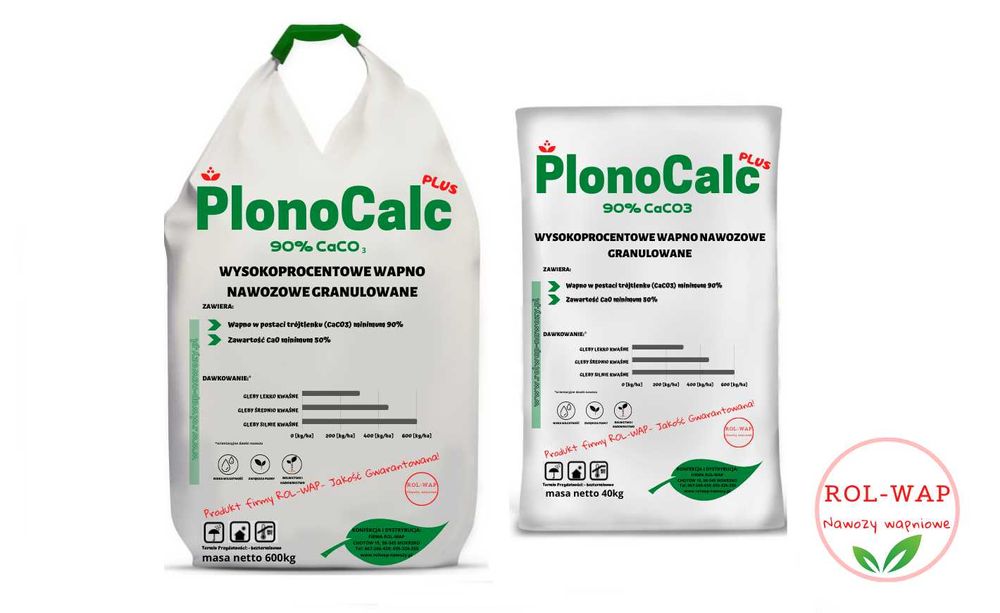 Wapno Granulowane Magnezowe Kreda Węglan POLSKI PRODUCENT