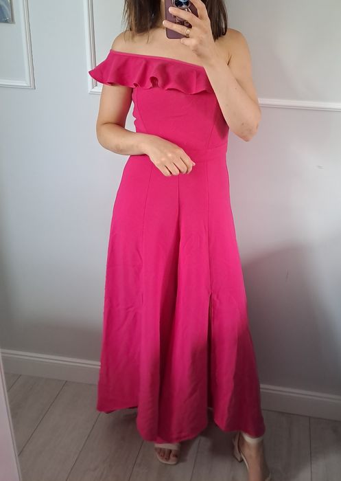 Elegancki kombinezon kuloty na jedno ramię 36