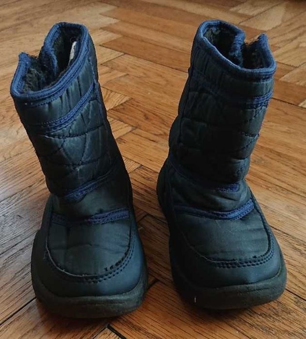 Buty zimowe śniegowce kozaki ocieplane CORTINA rozmiar 22